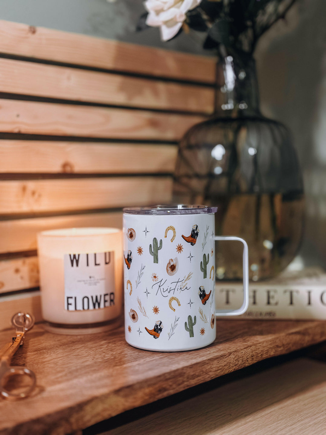 16oz personalised western inspired tumbler mug