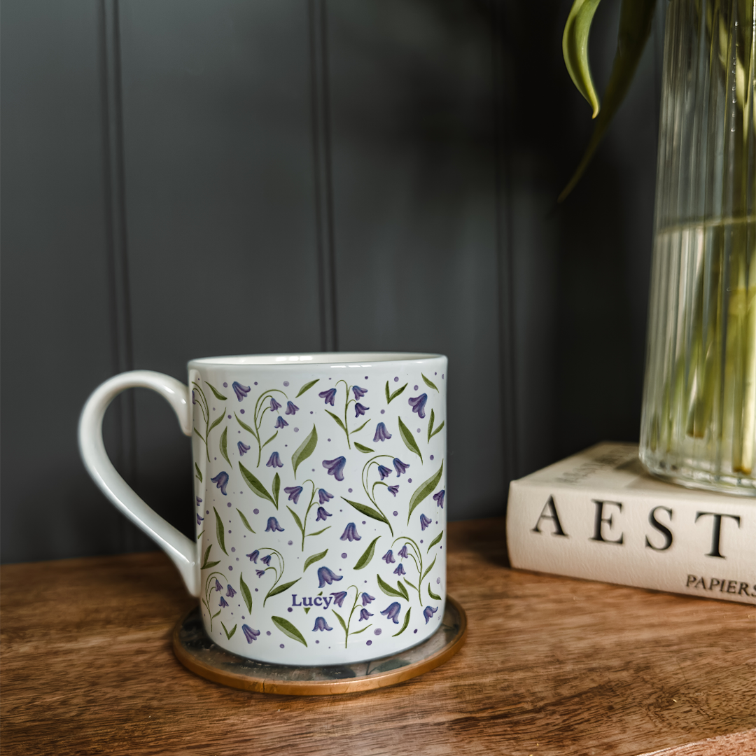 Wild Bluebell Bone China Mug